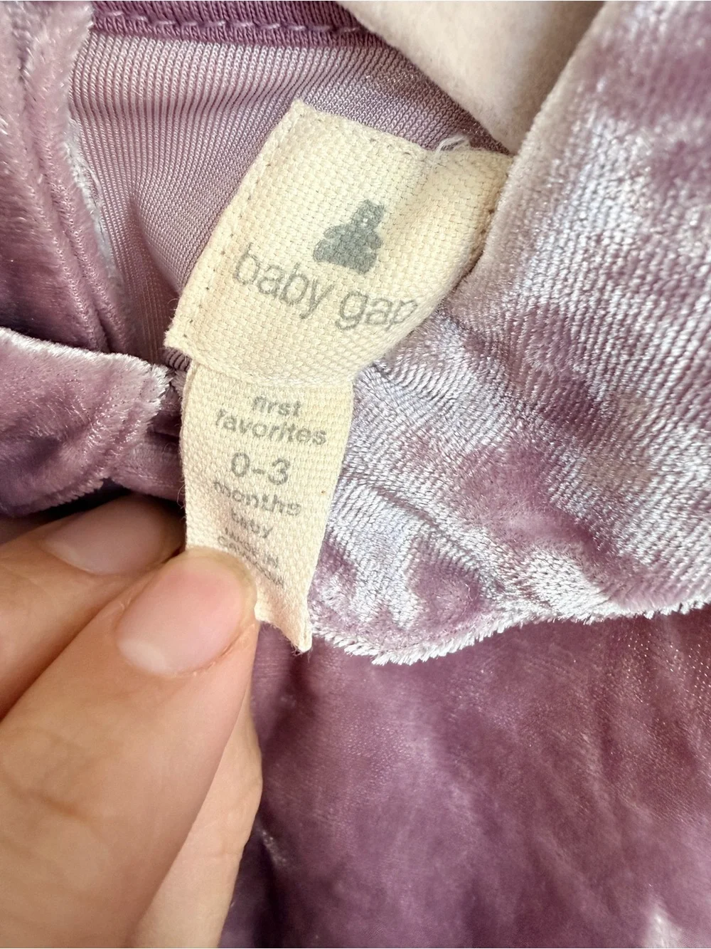 GAP plush mauve